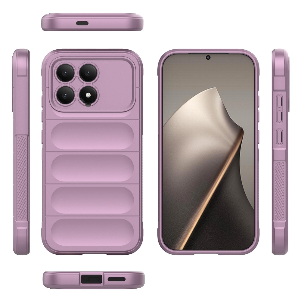 Rugg tartós zselés tok Xiaomi Poco F8 Pro 5G - világos lila