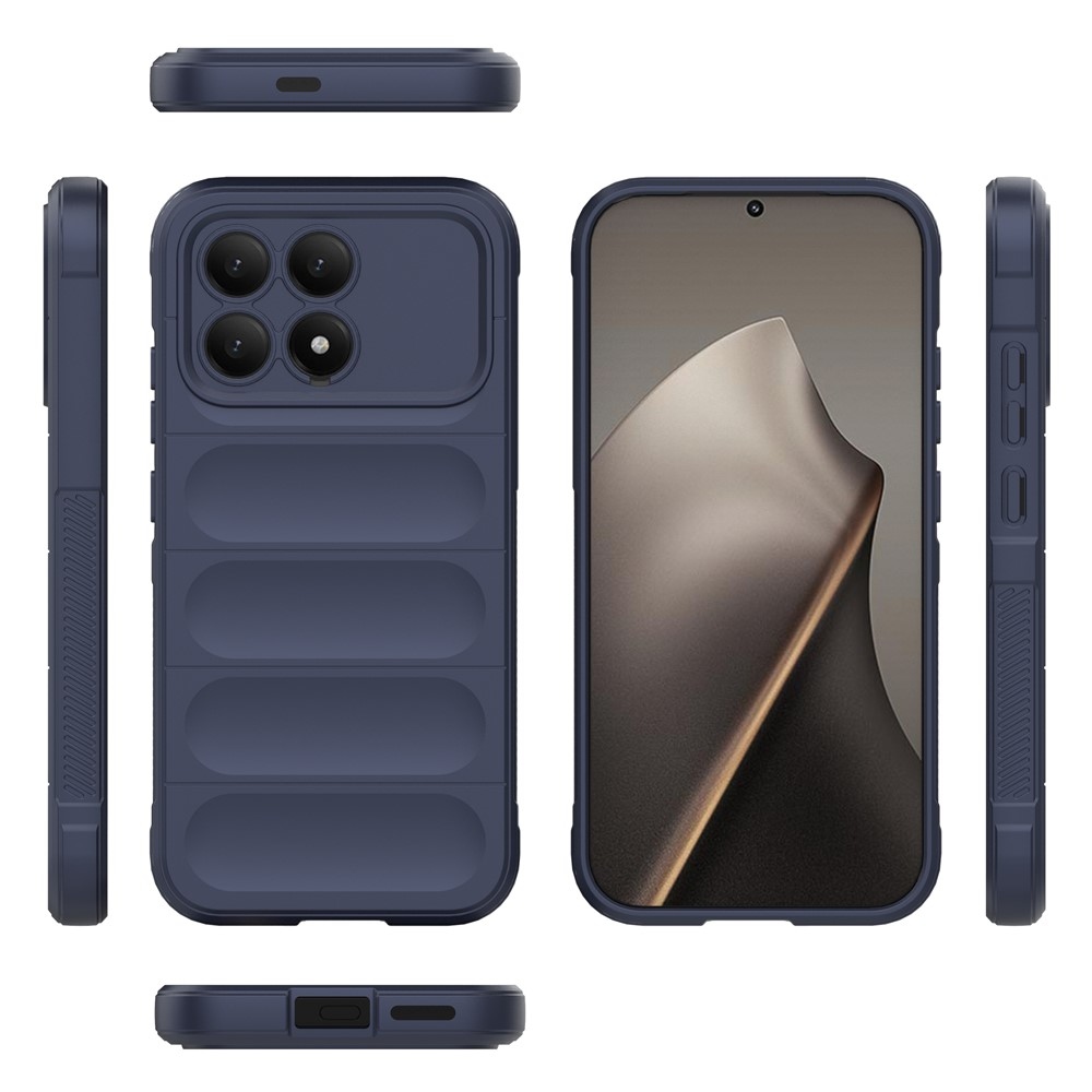 Rugg tartós zselés tok Xiaomi Poco F8 Pro 5G - sötétkék