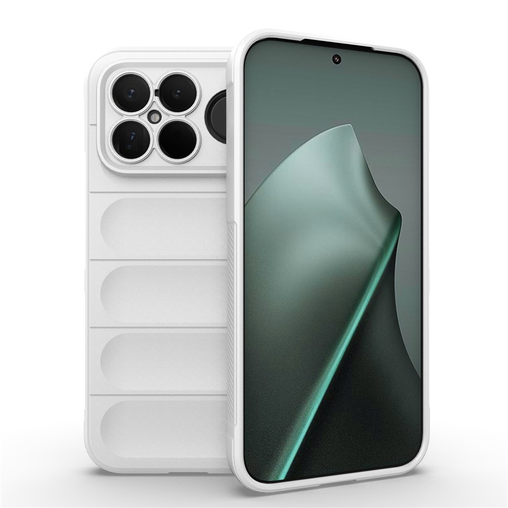 Rugg tartós zselés tok a Xiaomi Poco F8 Ultra 5G számára - fehér