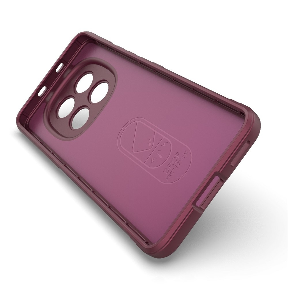 Rugg tartós zselés tok Xiaomi Poco M8 5G/Redmi Note 15 5G - bordó színben