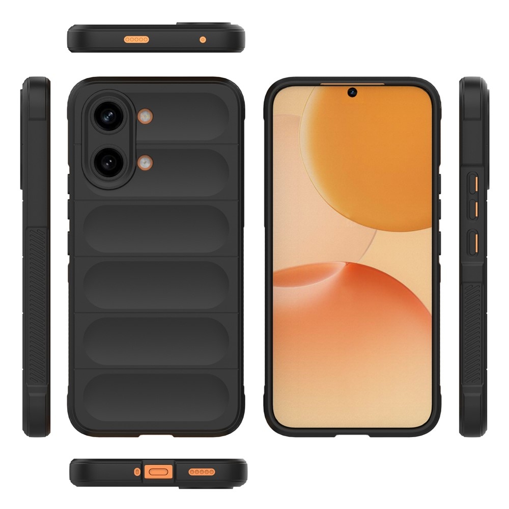 Rugg tartós zselés tok Xiaomi Poco X8 Pro Max 5G - fekete