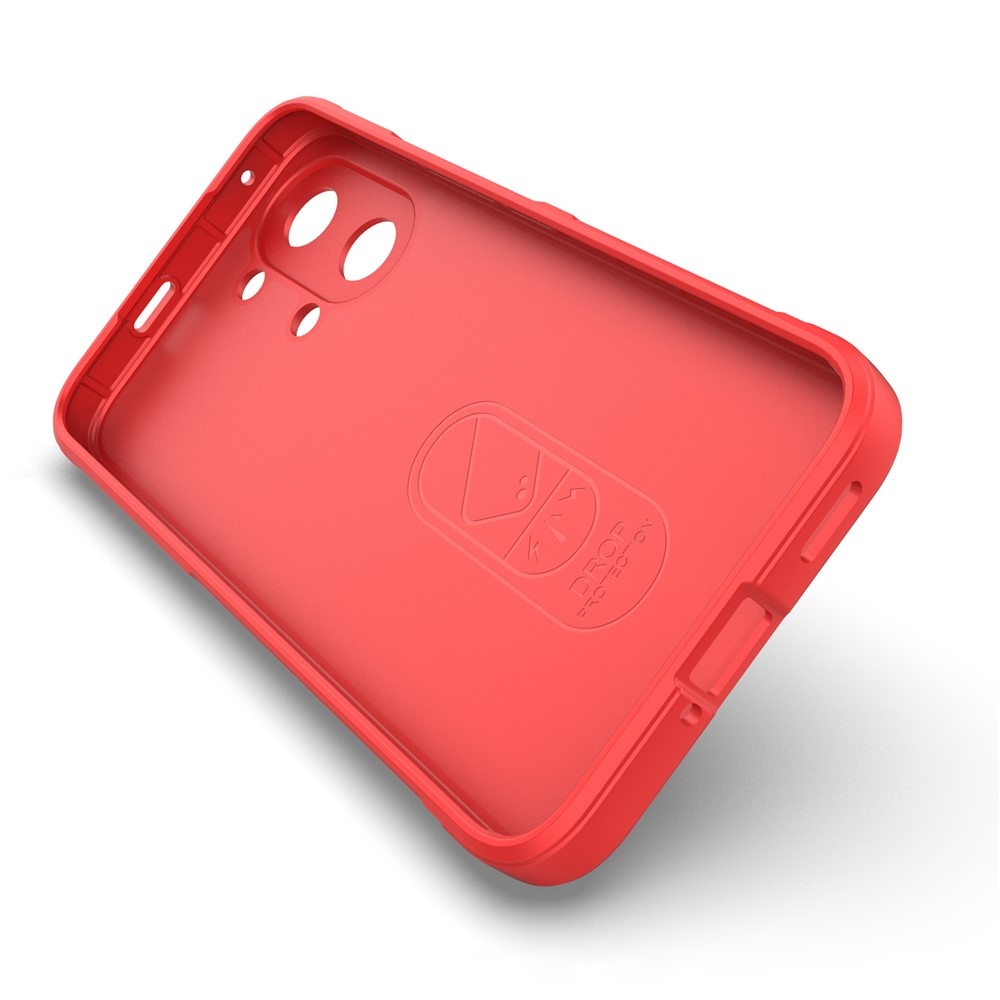Rugg tartós zselés tok Xiaomi Poco X8 Pro Max 5G - piros
