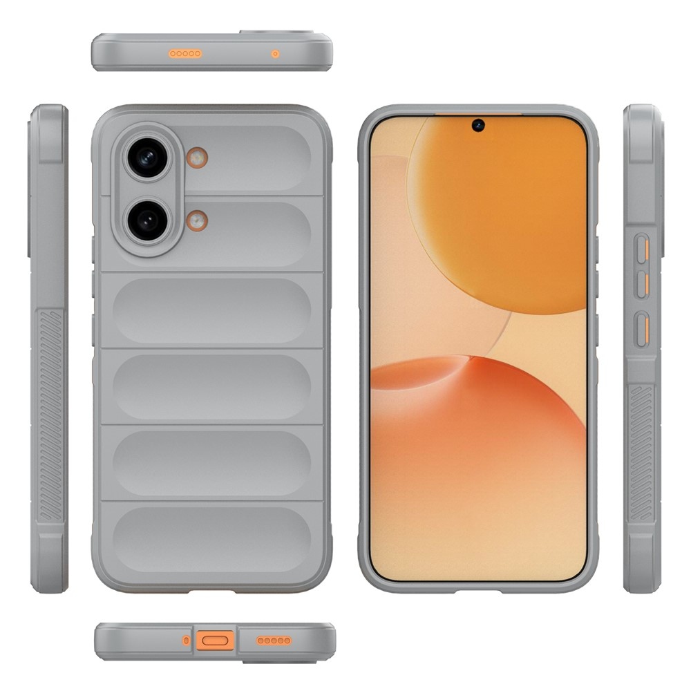 Rugg tartós zselés tok Xiaomi Poco X8 Pro Max 5G - világosszürke