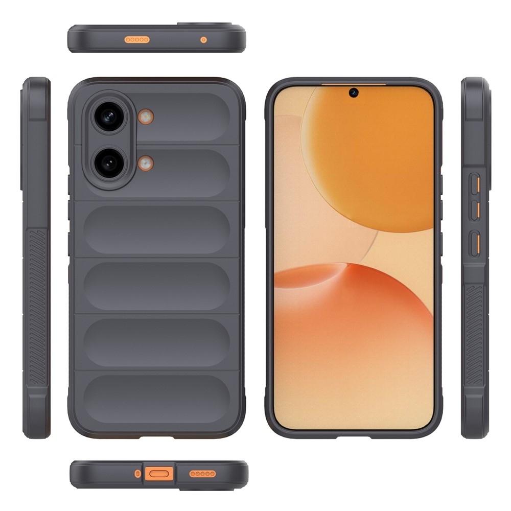 Rugg tartós zselés tok Xiaomi Poco X8 Pro Max 5G - sötétszürke