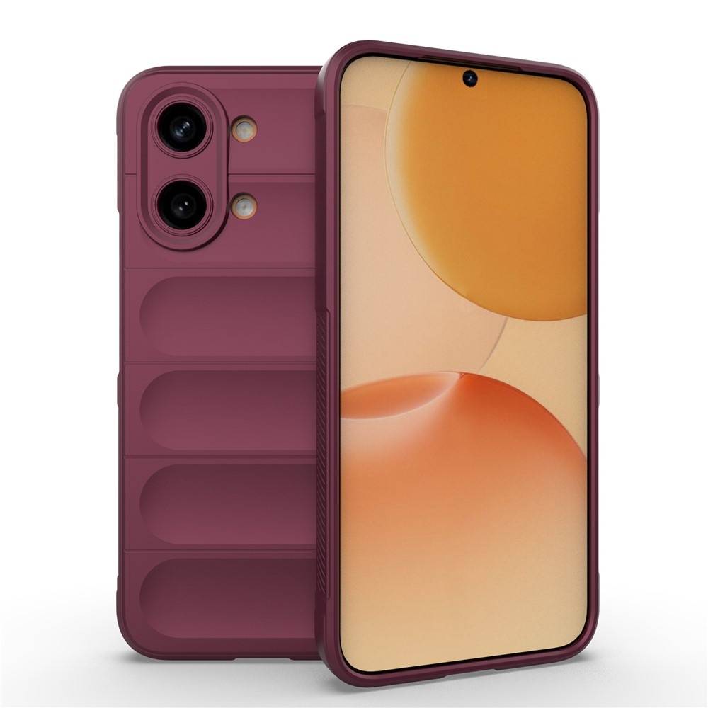 Rugg tartós zselés tok Xiaomi Poco X8 Pro Max 5G - bordó színben