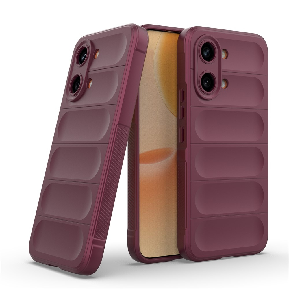Rugg tartós zselés tok Xiaomi Poco X8 Pro Max 5G - bordó színben