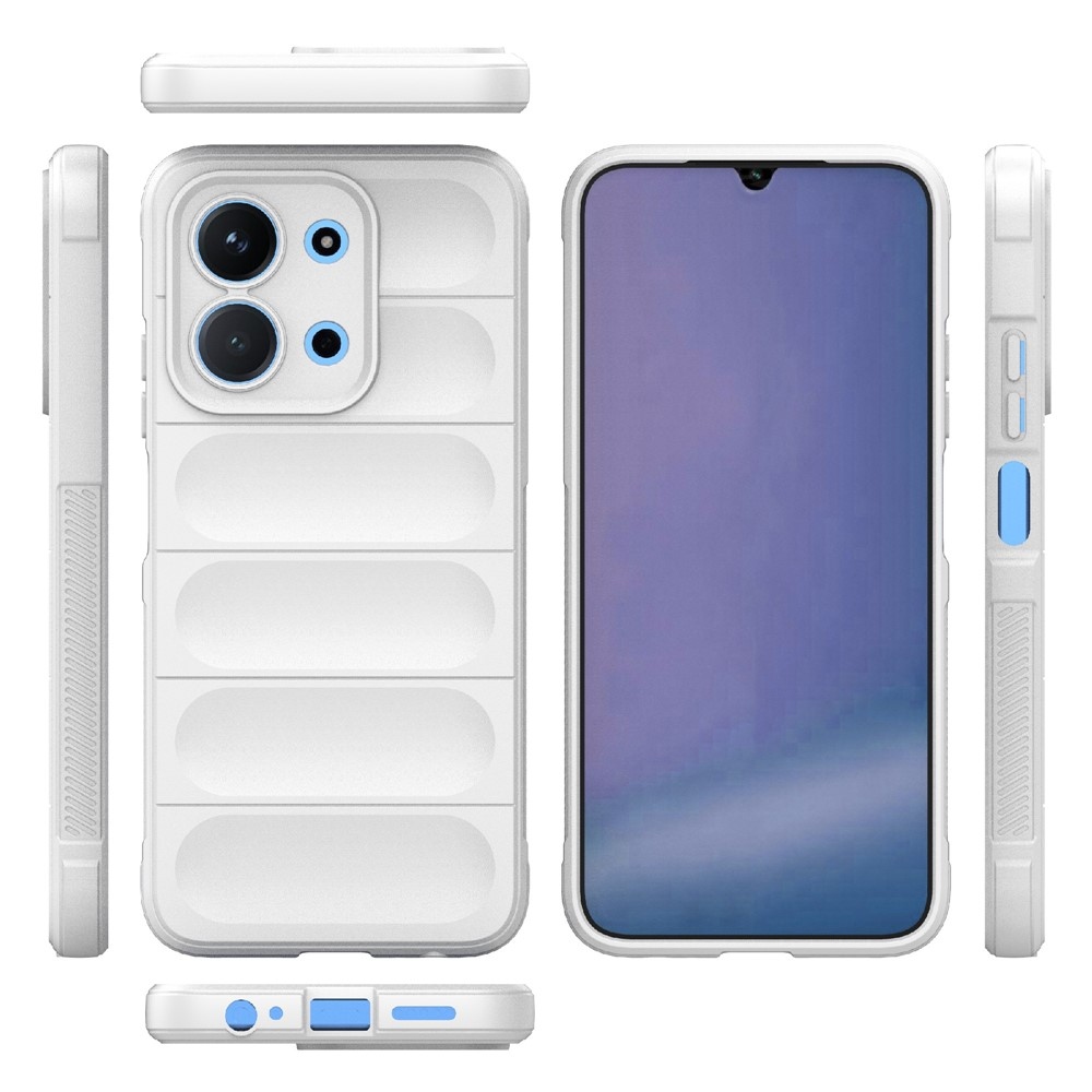 Rugg tartós zselés tok Xiaomi Redmi 15C 4G/5G (173mm)/Poco C85 (173mm) - fehér