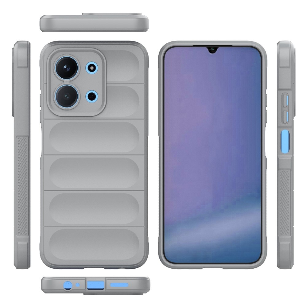 Rugg tartós zselés tok Xiaomi Redmi 15C 4G/5G (173mm)/Poco C85 (173mm) - világosszürke