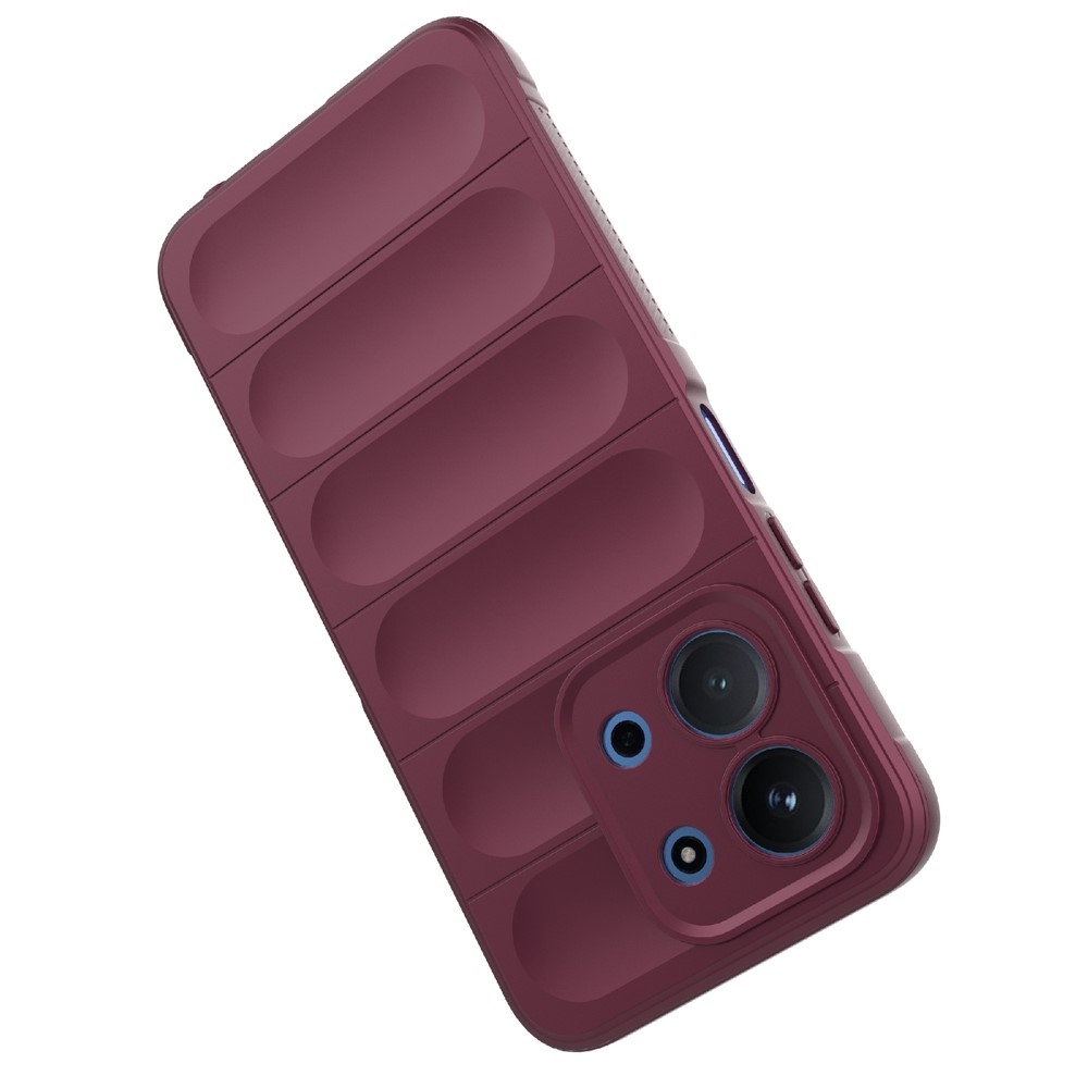 Rugg tartós zselés tok Xiaomi Redmi 15C 4G/5G (173mm)/Poco C85 (173mm) - bordó színben