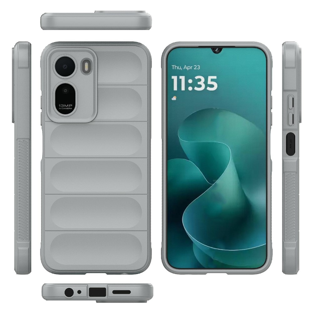 Rugg tartós zselés tok Xiaomi Redmi A7 Pro - világosszürke
