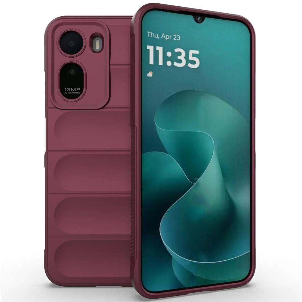 Rugg tartós zselés tok Xiaomi Redmi A7 Pro - bordó színben