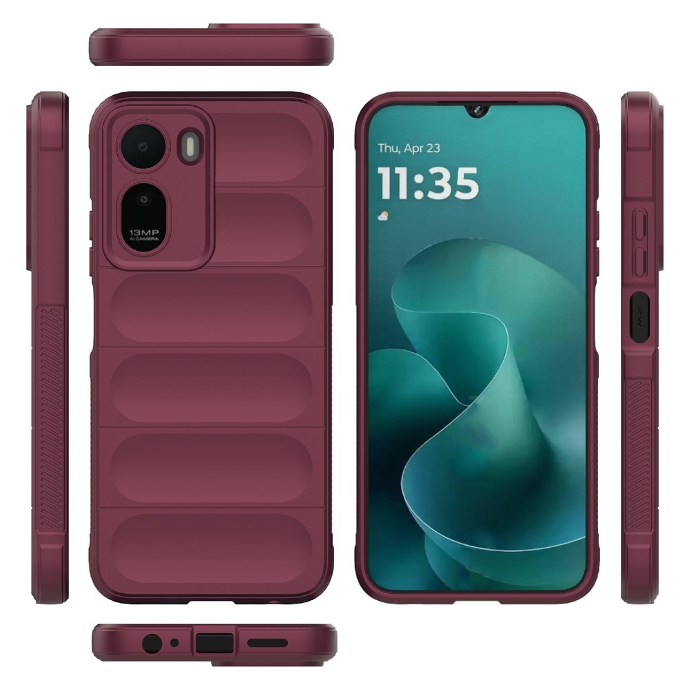 Rugg tartós zselés tok Xiaomi Redmi A7 Pro - bordó színben