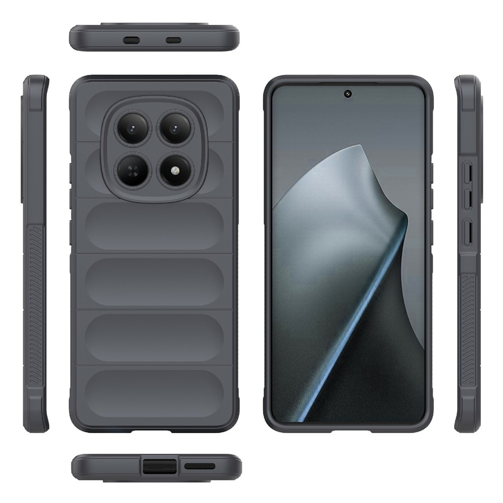 Rugg tartós zselés tok Xiaomi Redmi Note 15 4G - sötétszürke