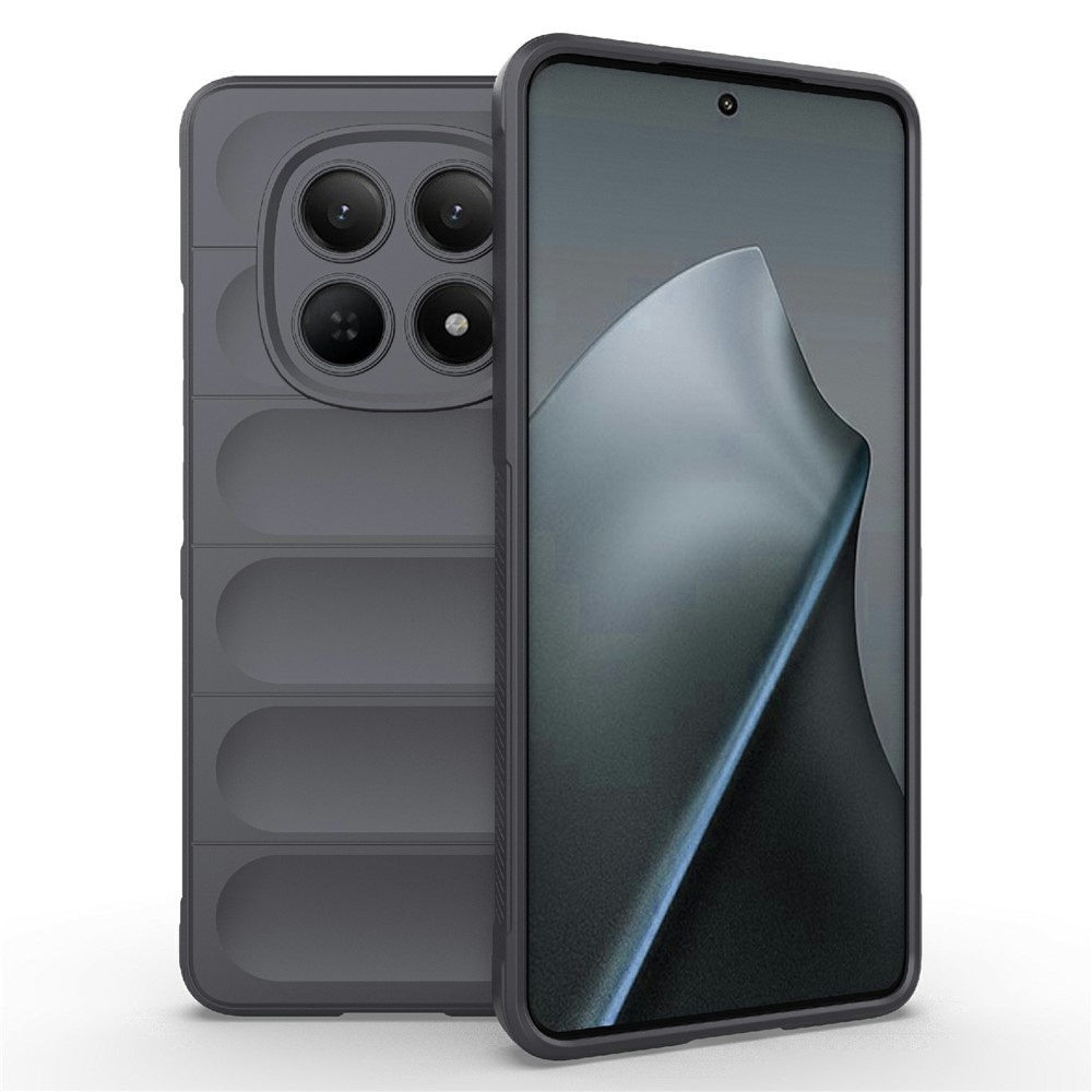 Rugg tartós zselés tok Xiaomi Redmi Note 15 4G - sötétszürke