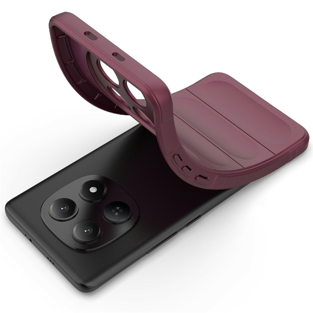 Rugg tartós zselés tok Xiaomi Redmi Note 15 4G - bordó színben