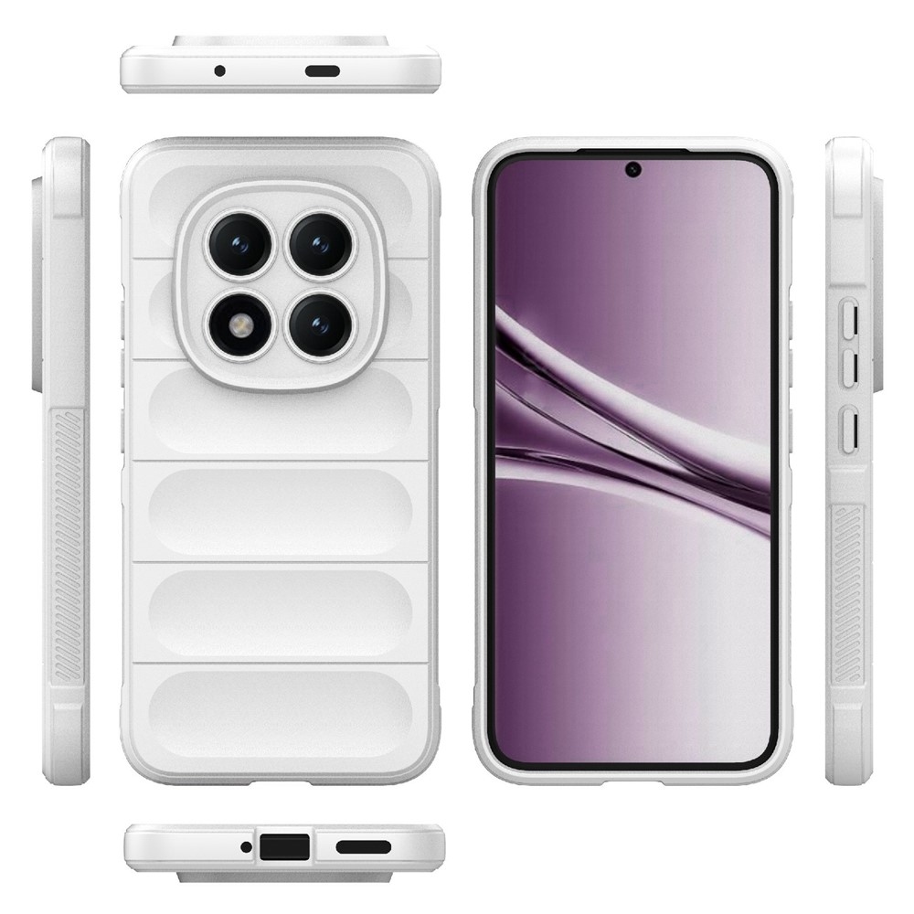 Rugg tartós zselés tok Xiaomi Redmi Note 15 Pro+ 5G/Xiaomi Poco M8 Pro 5G - fehér