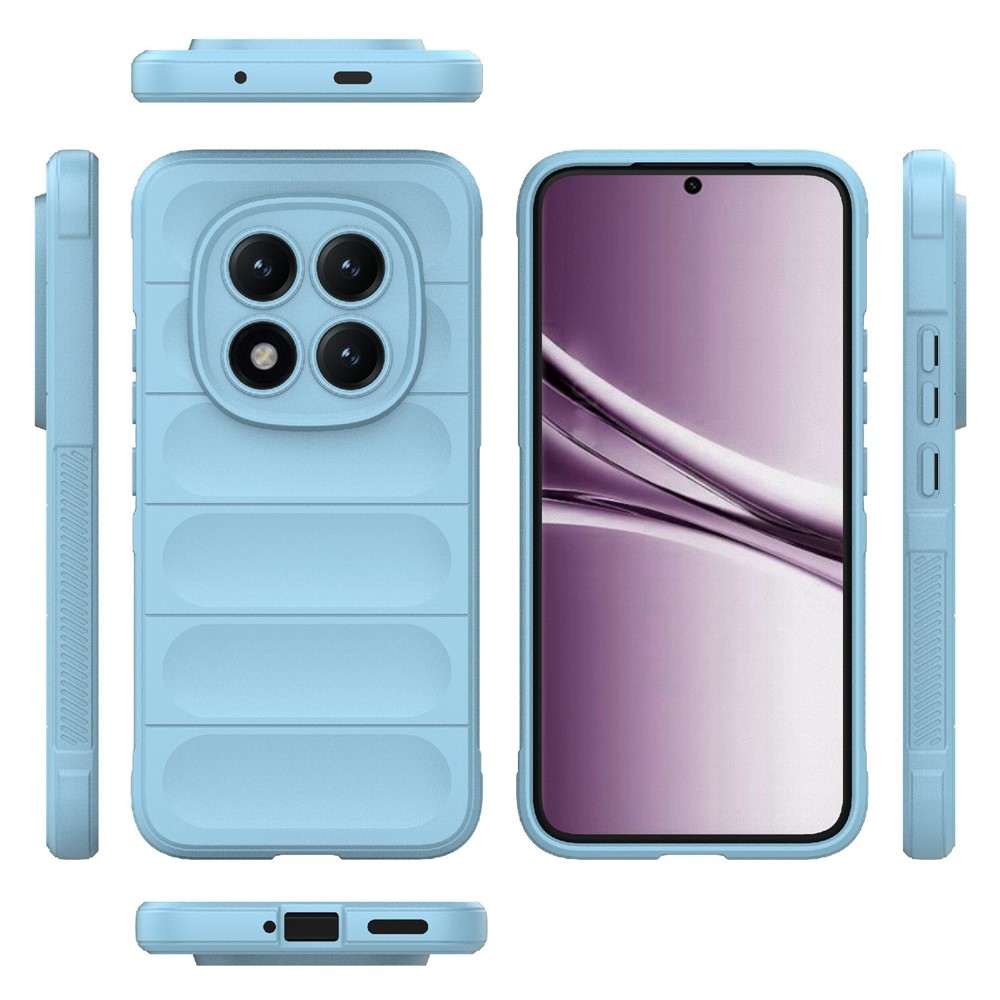 Rugg tartós zselés tok Xiaomi Redmi Note 15 Pro+ 5G/Xiaomi Poco M8 Pro 5G - világoskék színben