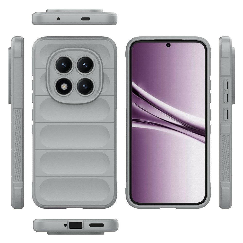 Rugg tartós zselés tok Xiaomi Redmi Note 15 Pro+ 5G/Xiaomi Poco M8 Pro 5G - világosszürke