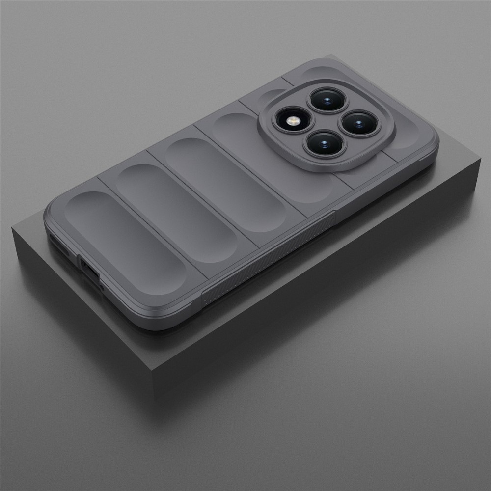 Rugg tartós zselés tok Xiaomi Redmi Note 15 Pro+ 5G/Xiaomi Poco M8 Pro 5G - sötétszürke