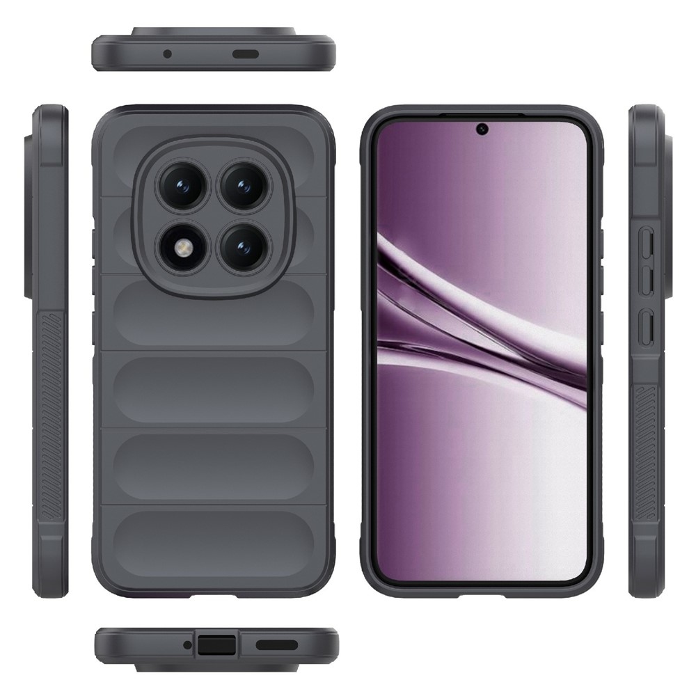 Rugg tartós zselés tok Xiaomi Redmi Note 15 Pro+ 5G/Xiaomi Poco M8 Pro 5G - sötétszürke