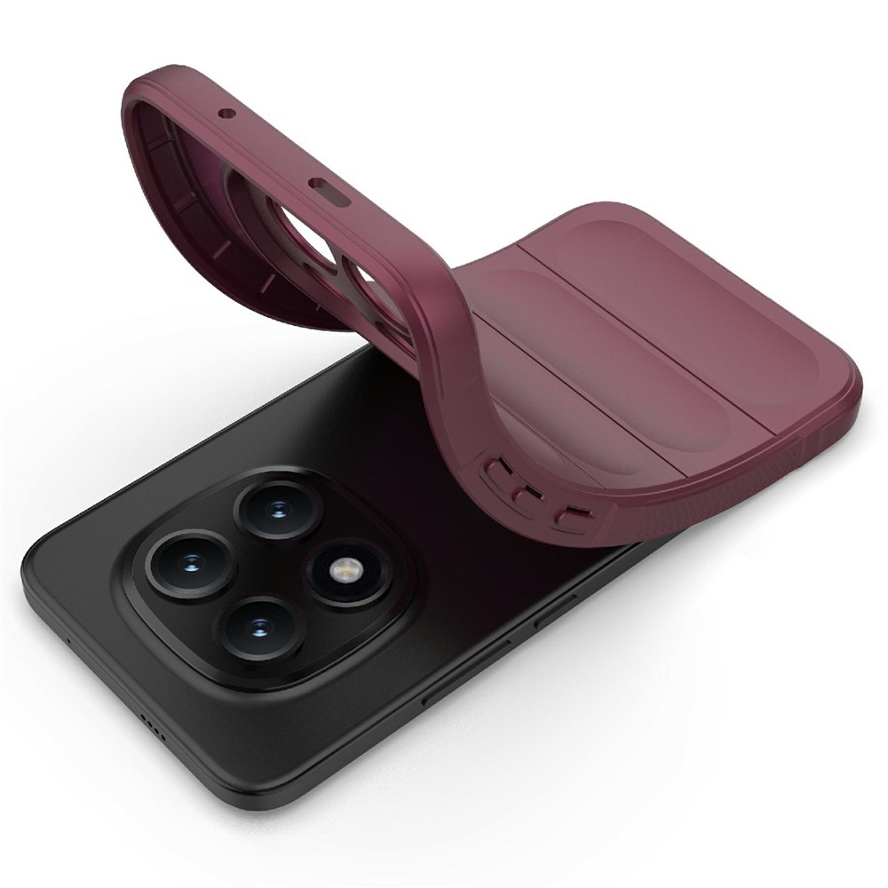 Rugg tartós zselés tok Xiaomi Redmi Note 15 Pro+ 5G/Xiaomi Poco M8 Pro 5G - bordó színben