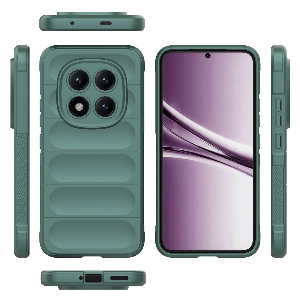 Rugg tartós zselés tok Xiaomi Redmi Note 15 Pro+ 5G/Xiaomi Poco M8 Pro 5G - zöld