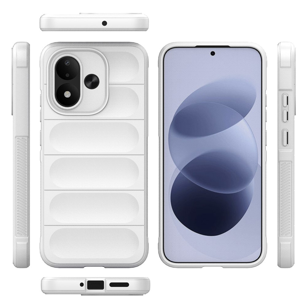 Rugg strapabíró gél tok a Xiaomi Redmi Note 17 4G/5G-hez – fehér