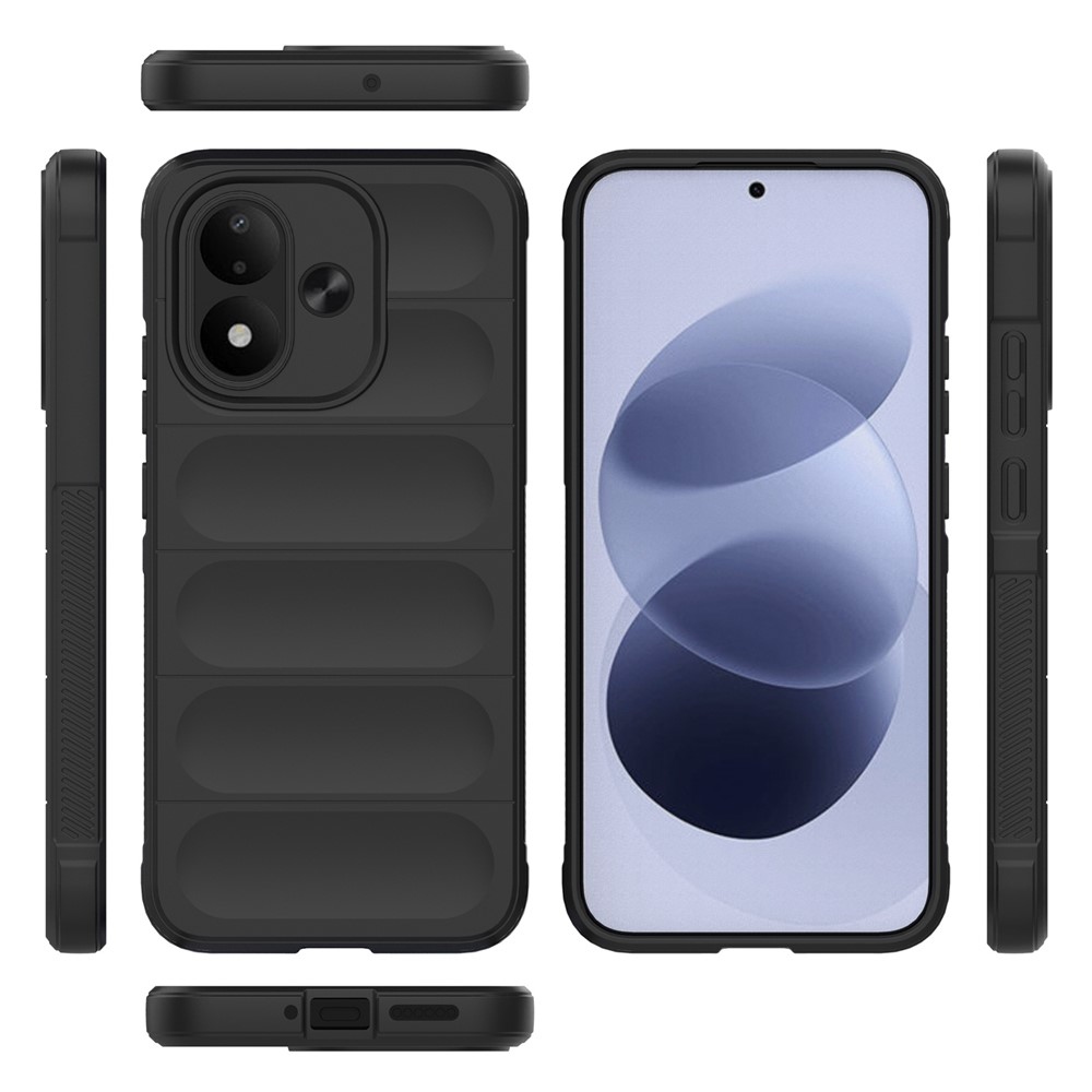Rugg strapabíró gél tok a Xiaomi Redmi Note 17 4G/5G-hez – fekete