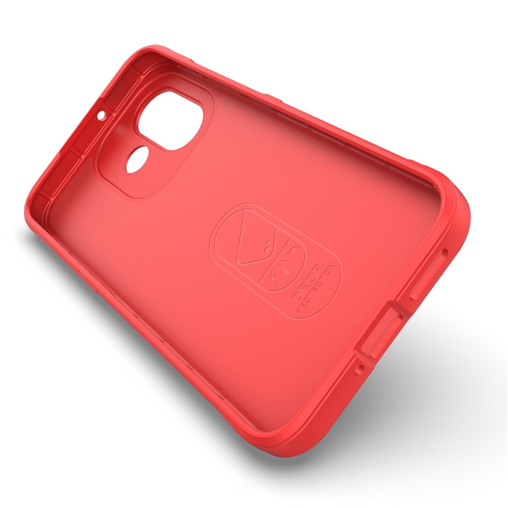 Rugg strapabíró gél tok a Xiaomi Redmi Note 17 4G/5G-hez – piros