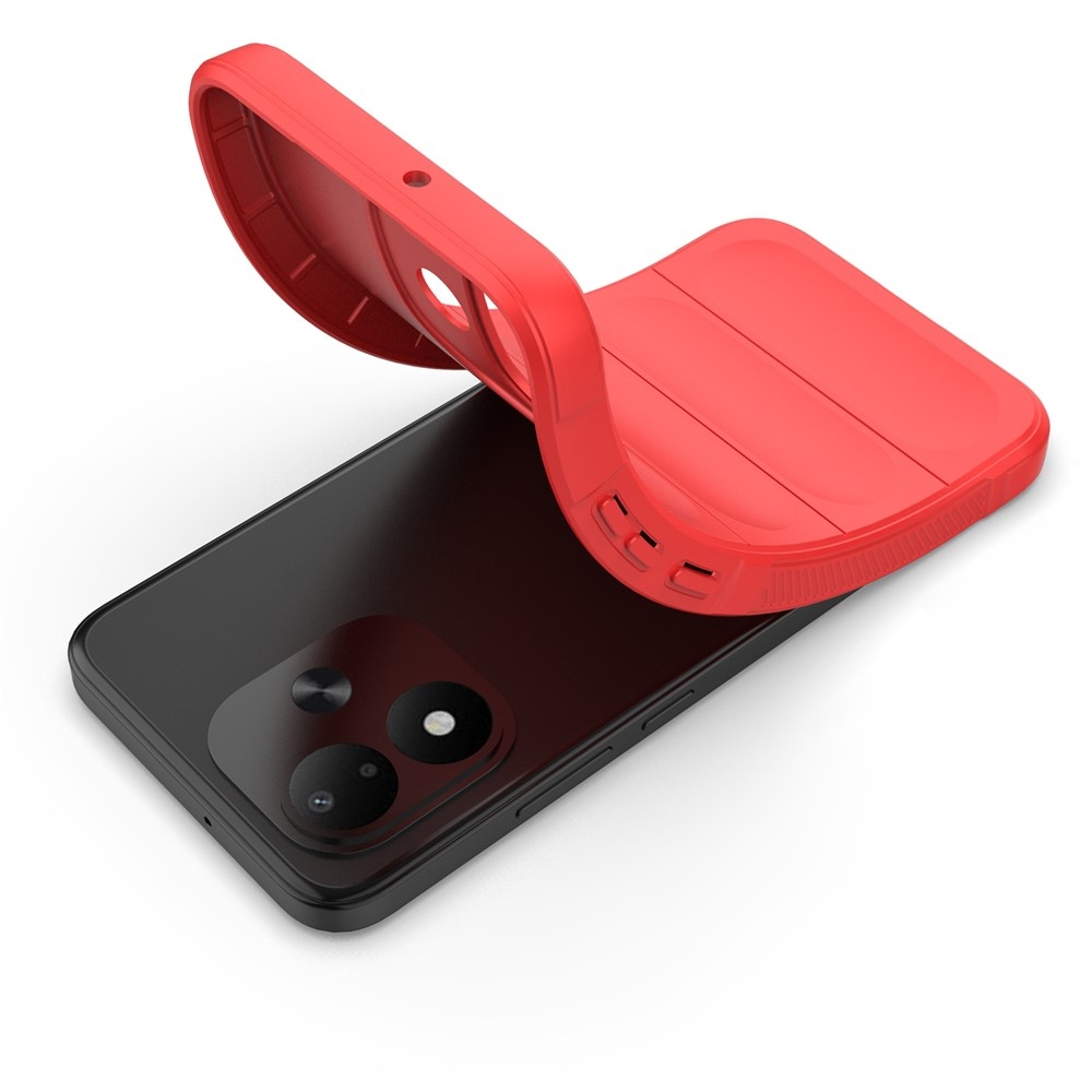 Rugg strapabíró gél tok a Xiaomi Redmi Note 17 4G/5G-hez – piros