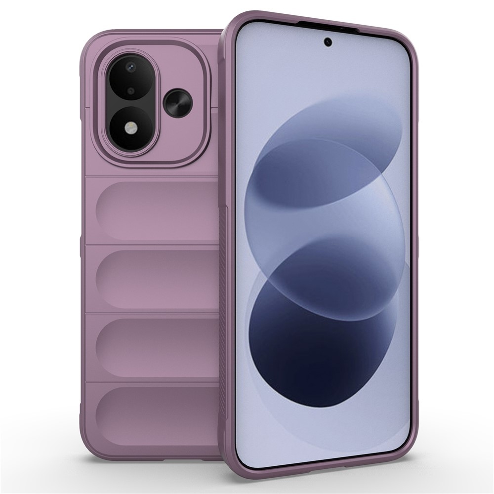 Rugg strapabíró gél tok a Xiaomi Redmi Note 17 4G/5G-hez – világos lila