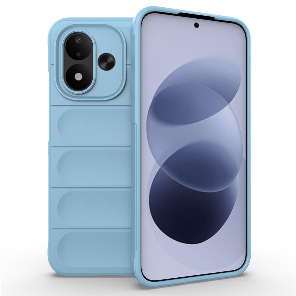 Rugg strapabíró gél tok a Xiaomi Redmi Note 17 4G/5G-hez – világoskék