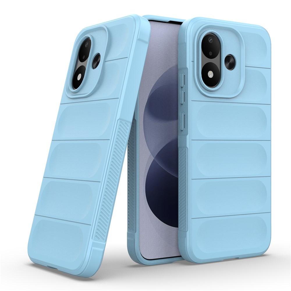 Rugg strapabíró gél tok a Xiaomi Redmi Note 17 4G/5G-hez – világoskék