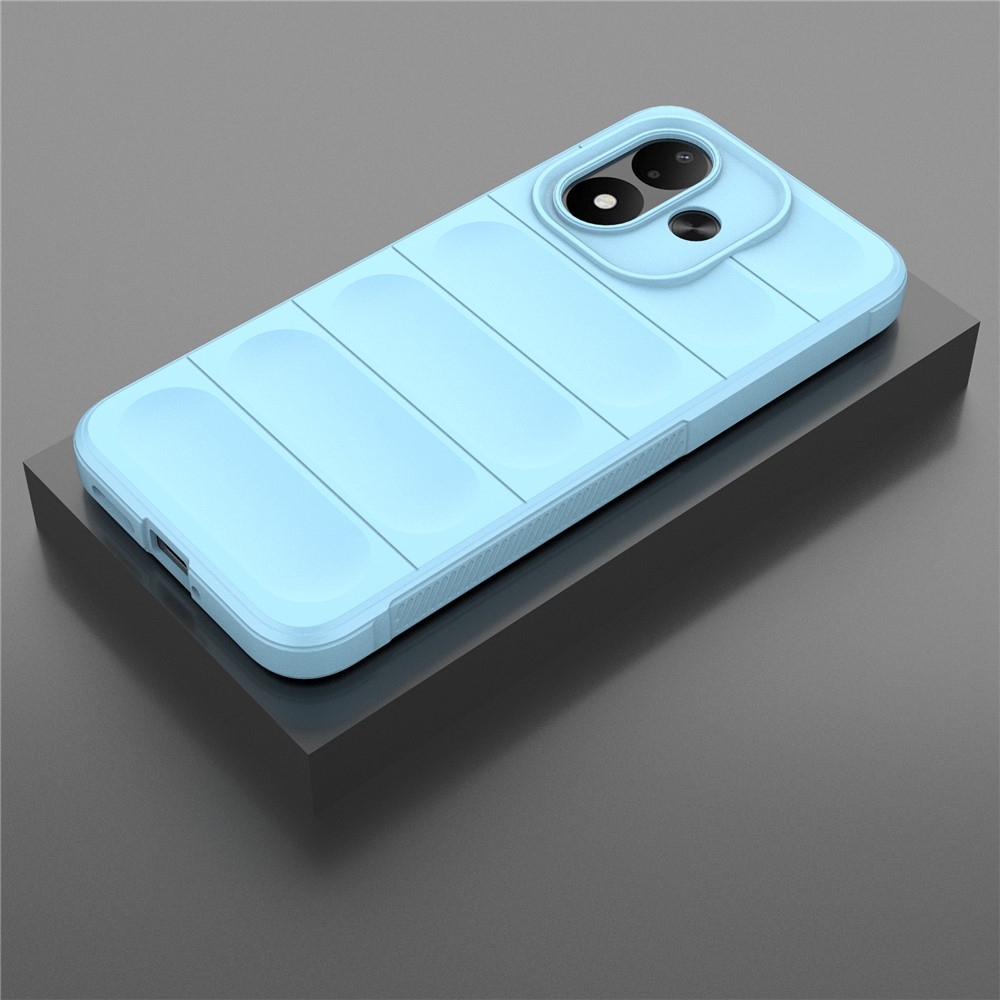 Rugg strapabíró gél tok a Xiaomi Redmi Note 17 4G/5G-hez – világoskék