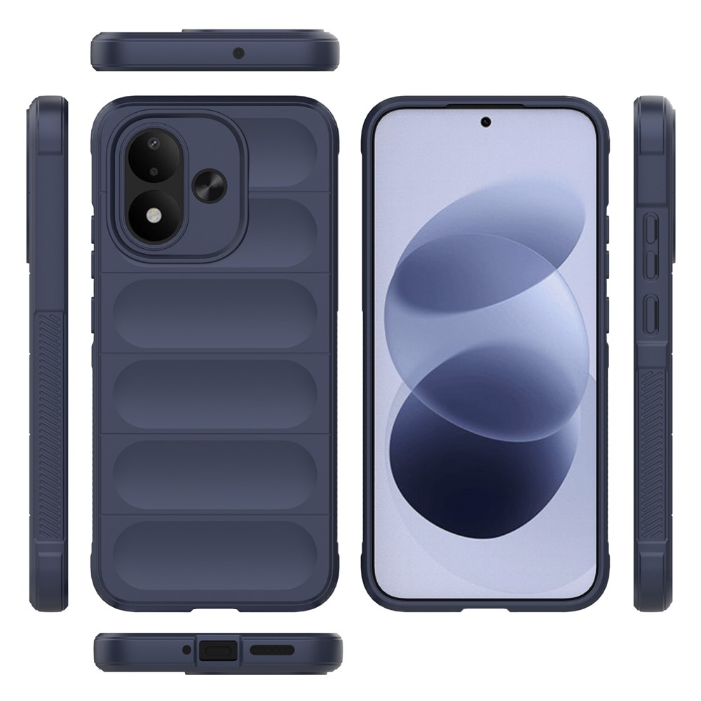 Rugg strapabíró gél tok a Xiaomi Redmi Note 17 4G/5G-hez – sötétkék
