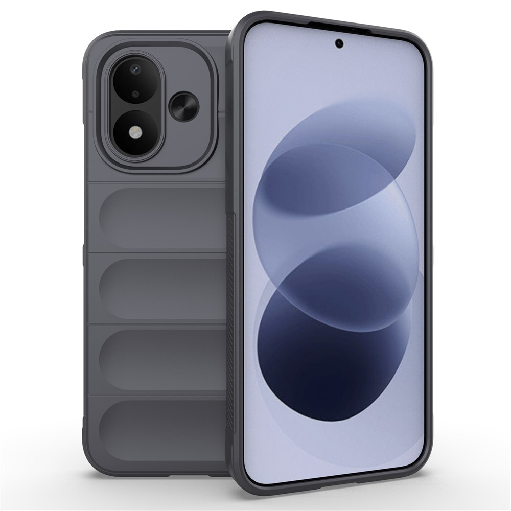 Rugg strapabíró gél tok a Xiaomi Redmi Note 17 4G/5G-hez – sötét szürke