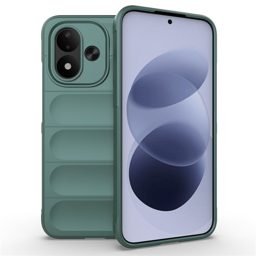 Rugg strapabíró gél tok a Xiaomi Redmi Note 17 4G/5G-hez – zöld