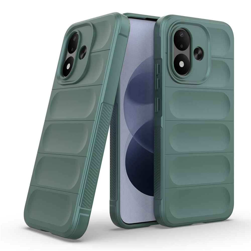 Rugg strapabíró gél tok a Xiaomi Redmi Note 17 4G/5G-hez – zöld