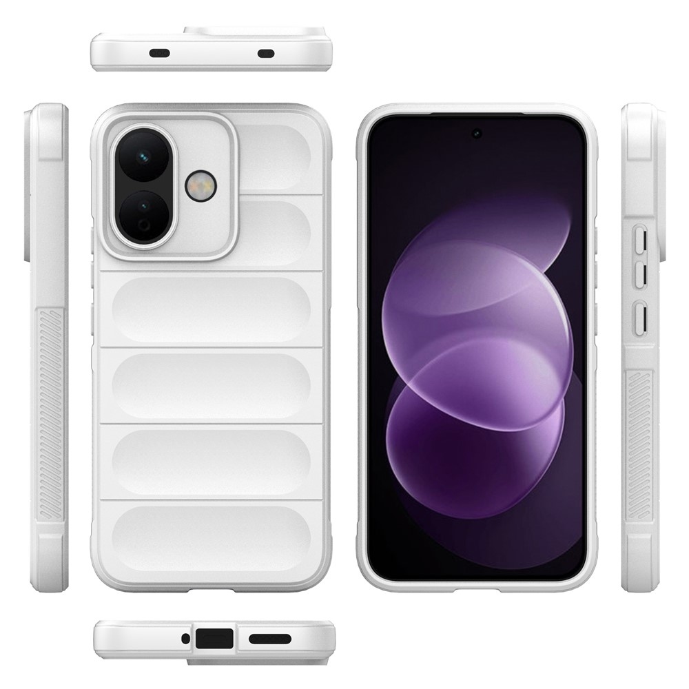 Rugg strapabíró gél tok a Xiaomi Redmi Note 17 Pro 5G-hez – fehér