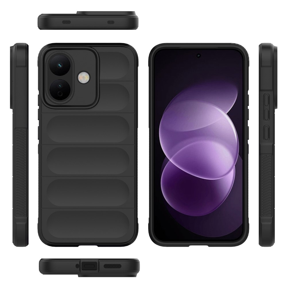 Rugg strapabíró gél tok a Xiaomi Redmi Note 17 Pro 5G-hez – fekete