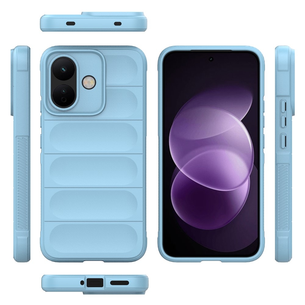 Rugg strapabíró gél tok a Xiaomi Redmi Note 17 Pro 5G-hez – világoskék