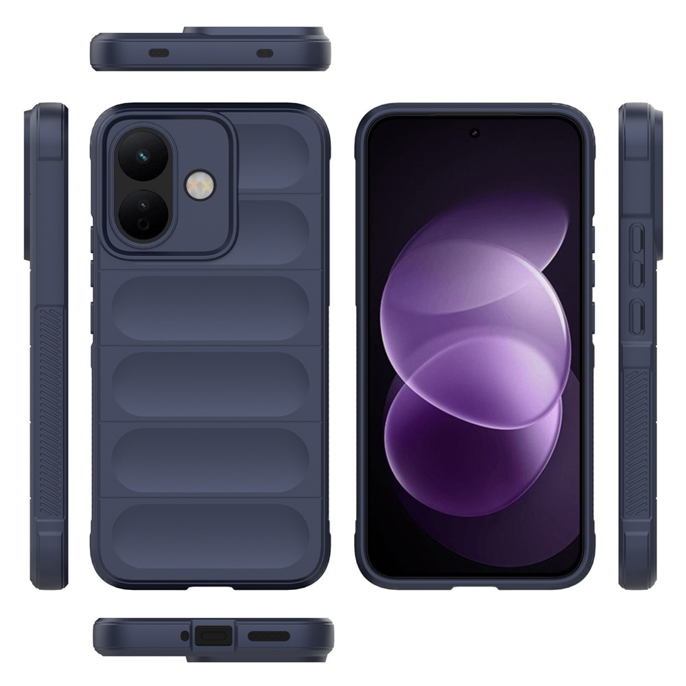 Rugg strapabíró gél tok a Xiaomi Redmi Note 17 Pro 5G-hez – sötétkék