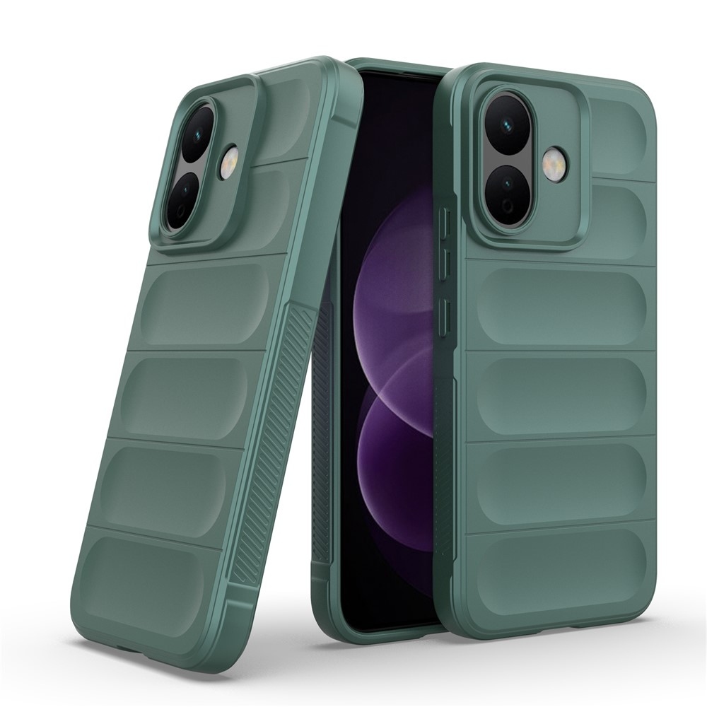 Rugg strapabíró gél tok a Xiaomi Redmi Note 17 Pro 5G-hez – zöld
