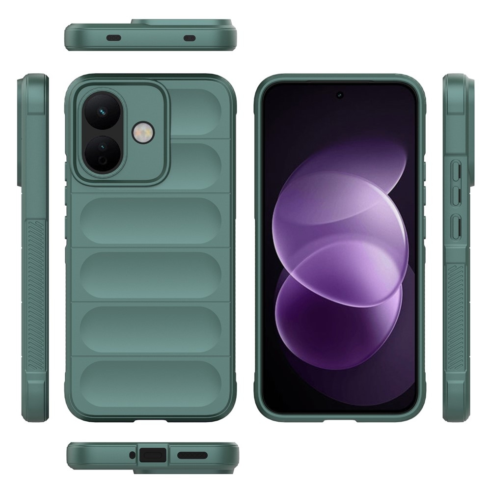 Rugg strapabíró gél tok a Xiaomi Redmi Note 17 Pro 5G-hez – zöld