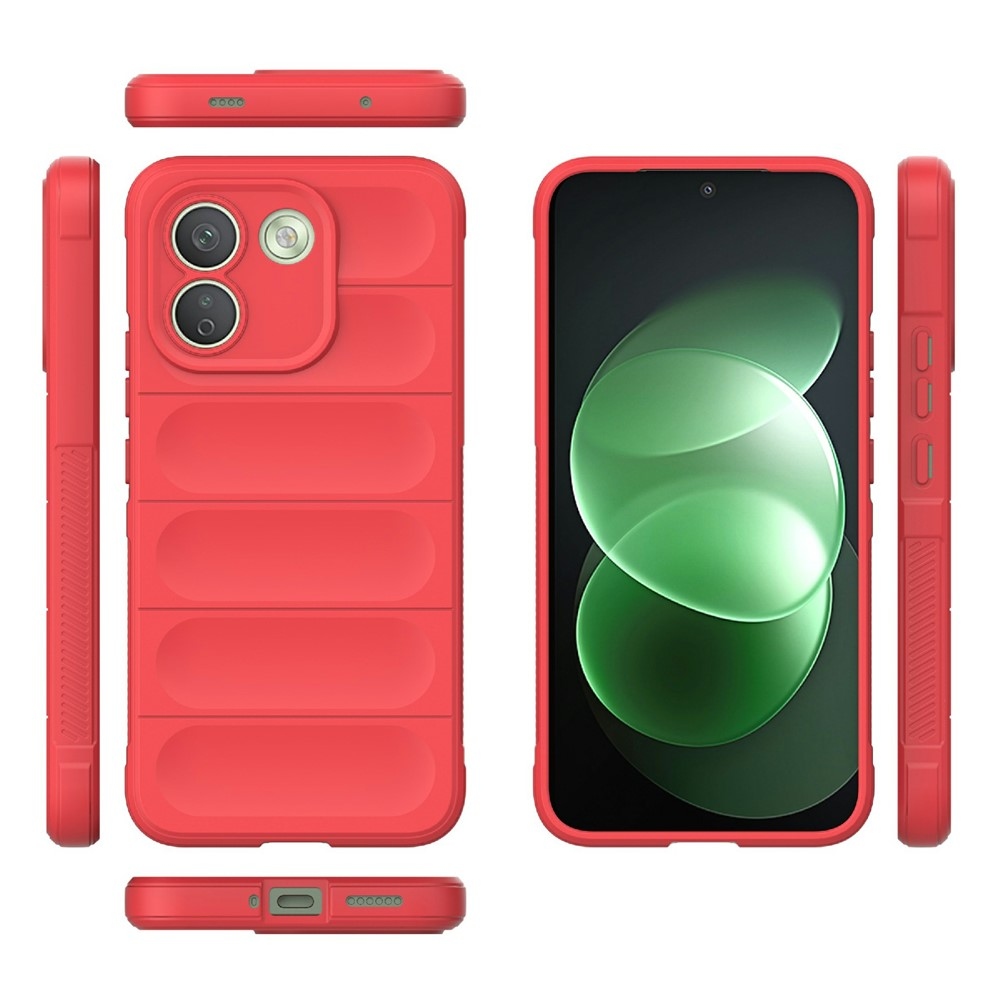 Rugg strapabíró gél tok a Xiaomi Redmi Note 17 Pro Max 5G-hez – piros