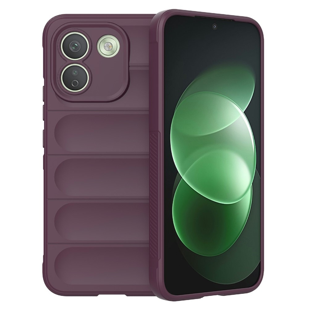 Rugg strapabíró gél tok a Xiaomi Redmi Note 17 Pro Max 5G-hez – bordó