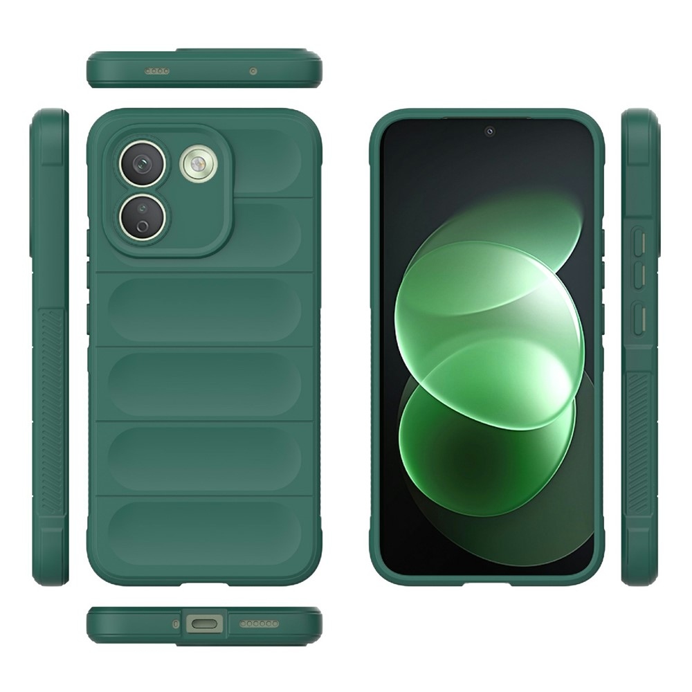 Rugg strapabíró gél tok a Xiaomi Redmi Note 17 Pro Max 5G-hez – zöld