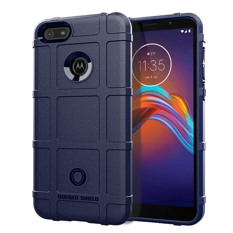 Robusztus, tartós zselés tok Motorola Moto E6 Play készülékhez - kék