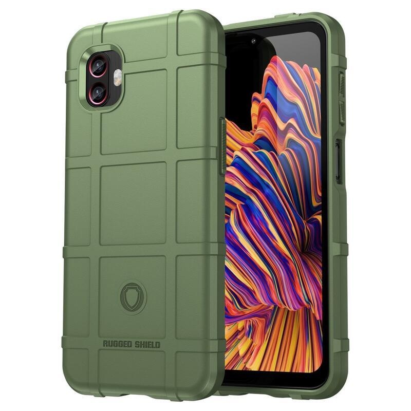 Robusztus, tartós zselés tok Samsung Galaxy Xcover 6 Pro készülékhez - zöld