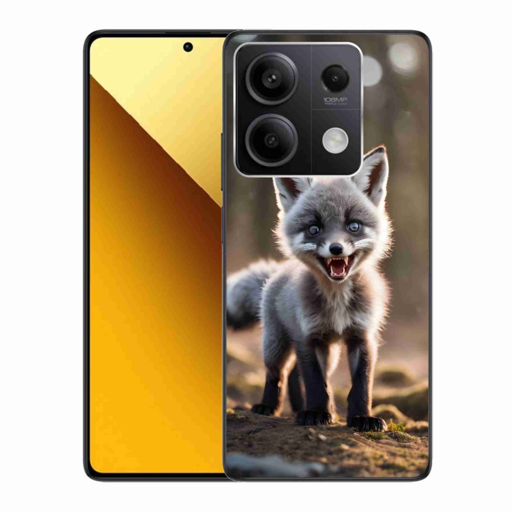 Gél borítás mmCase a Xiaomi Redmi Note 13 5G számára - angry fox